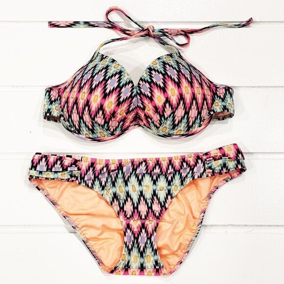 Victoria’s Secret Swim The Fabulous Bombshell & Knockout Bikini Swimsuit Set 36C - Picture 2 of 12